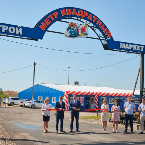 На границе Московской и Тульской областей открылся новый строительный рынок!