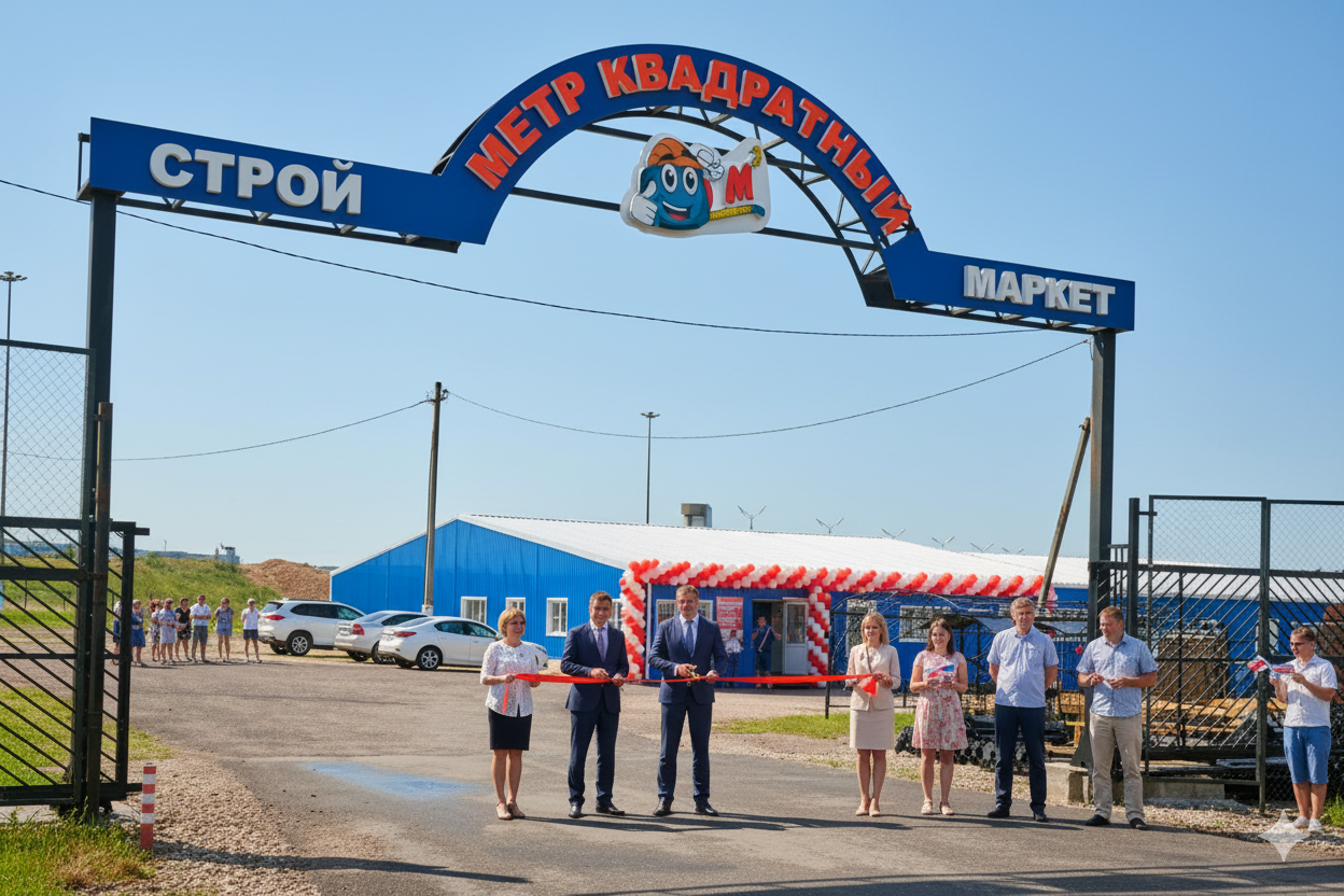 На границе Московской и Тульской областей открылся новый строительный рынок!